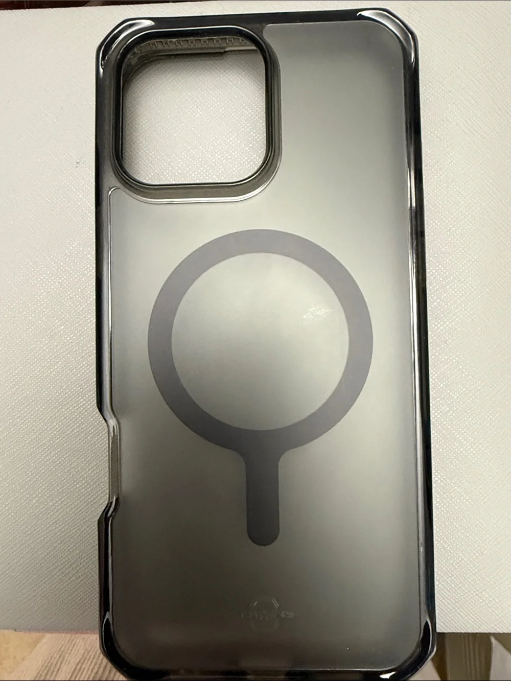 speck Clear Black MagSafe-Compatible Phone Case